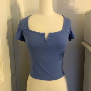 NWT periwinkle top